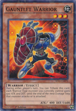 Gauntlet Warrior [BP03-EN070] Shatterfoil Rare | Card Merchant Takapuna