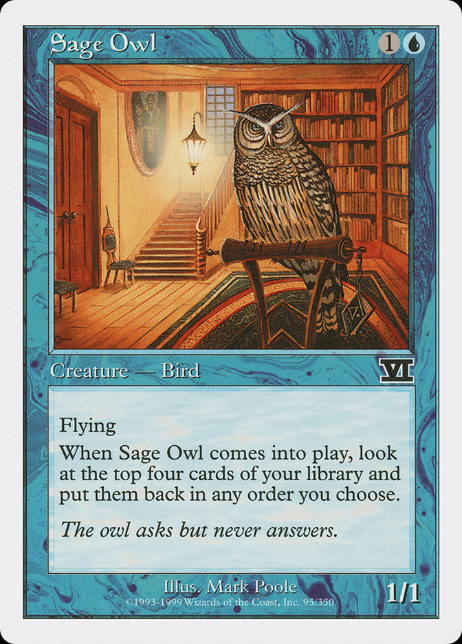 Sage Owl [Classic Sixth Edition] | Card Merchant Takapuna