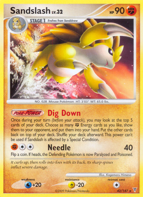 Sandslash (42/147) [Platinum: Supreme Victors] | Card Merchant Takapuna