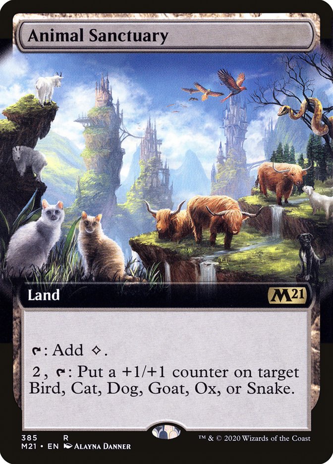 Animal Sanctuary (Extended Art) [Core Set 2021] | Card Merchant Takapuna