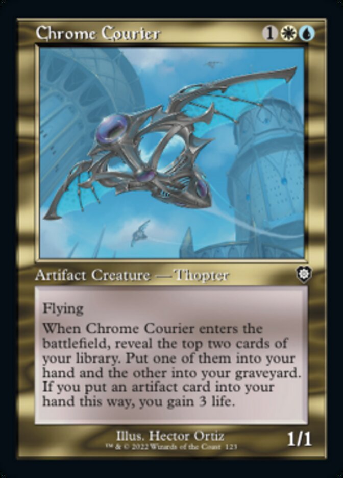 Chrome Courier (Retro) [The Brothers' War Commander] | Card Merchant Takapuna