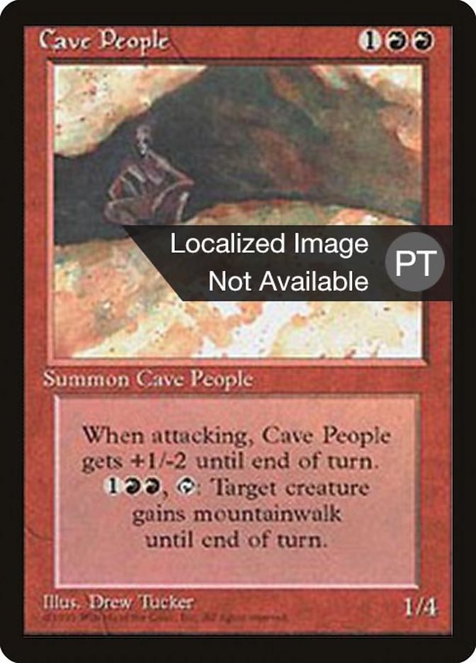 Cave People [Fourth Edition (Foreign Black Border)] | Card Merchant Takapuna