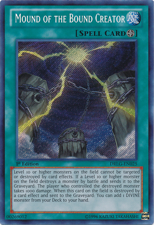 Mound of the Bound Creator [DRLG-EN025] Secret Rare | Card Merchant Takapuna