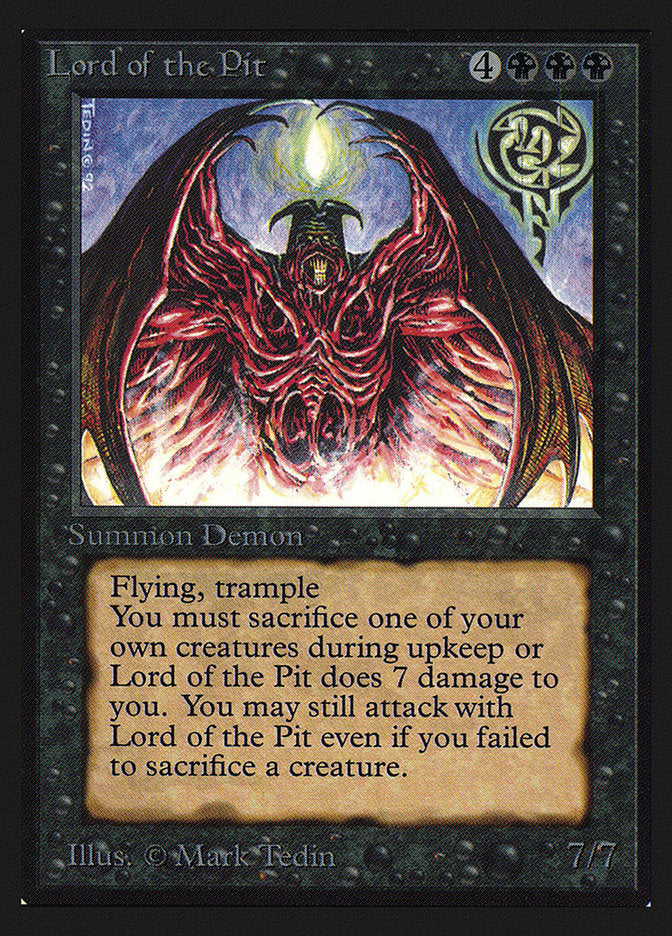 Lord of the Pit [Collectors' Edition] | Card Merchant Takapuna