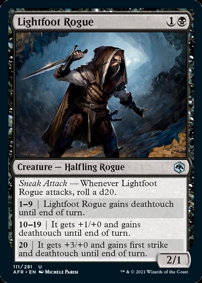 Lightfoot Rogue [Dungeons & Dragons: Adventures in the Forgotten Realms] | Card Merchant Takapuna