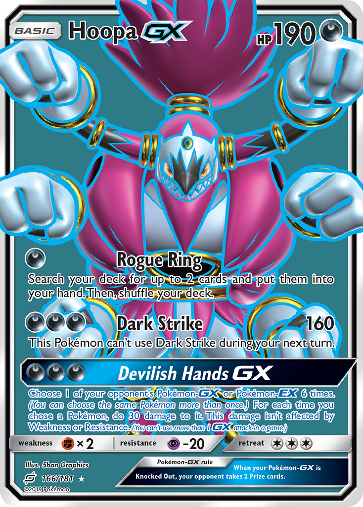 Hoopa GX (166/181) [Sun & Moon: Team Up] | Card Merchant Takapuna