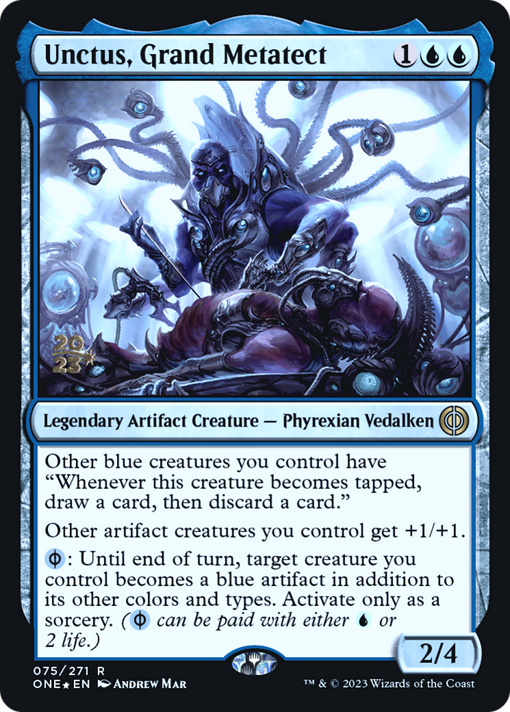 Unctus, Grand Metatect [Phyrexia: All Will Be One Prerelease Promos] | Card Merchant Takapuna