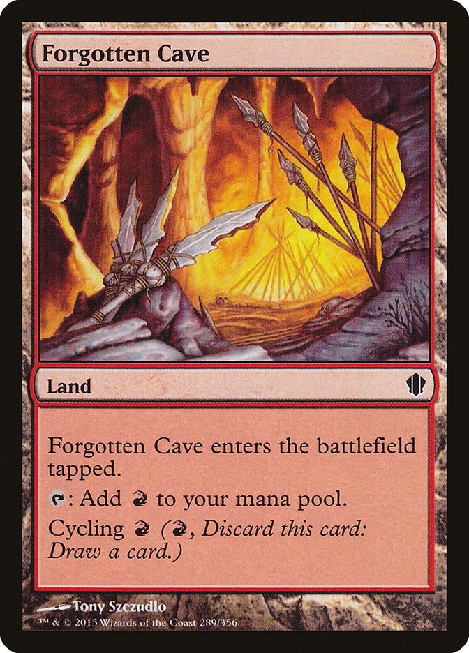 Forgotten Cave [Commander 2013] | Card Merchant Takapuna