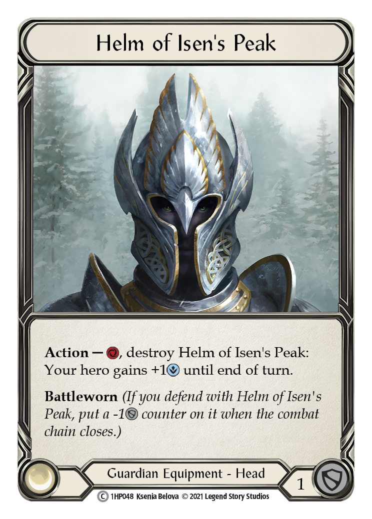 Helm of Isen's Peak [1HP048] (History Pack 1) | Card Merchant Takapuna