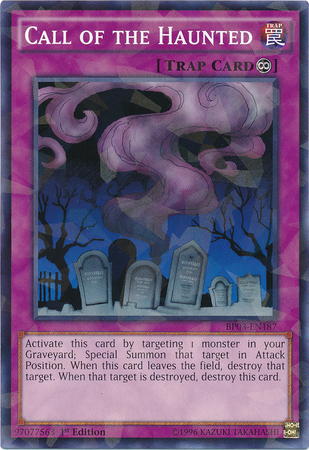 Call of the Haunted [BP03-EN187] Shatterfoil Rare | Card Merchant Takapuna