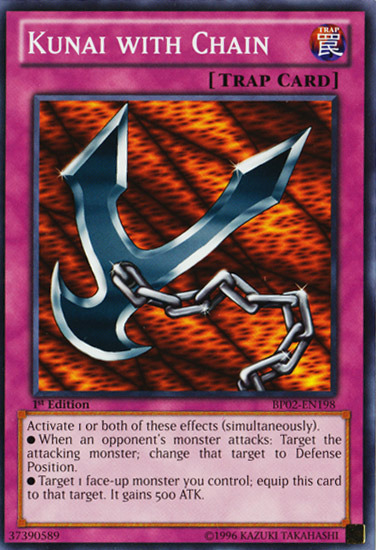 Kunai with Chain [BP02-EN198] Mosaic Rare | Card Merchant Takapuna