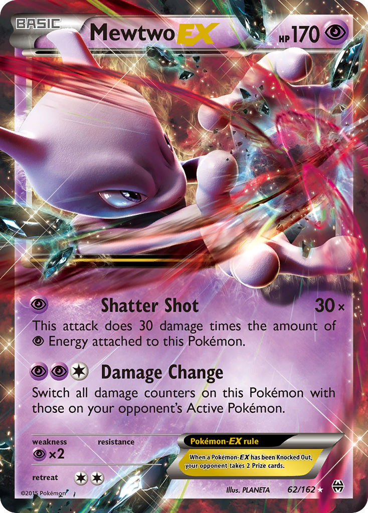 Mewtwo EX (62/162) [XY: BREAKthrough] | Card Merchant Takapuna