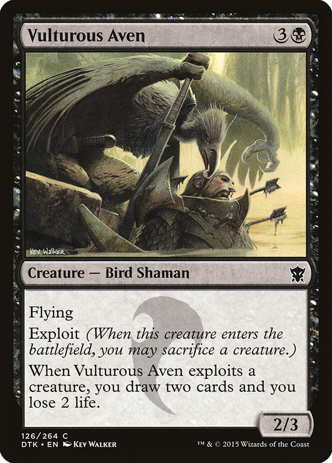 Vulturous Aven [Dragons of Tarkir] | Card Merchant Takapuna