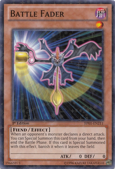 Battle Fader [BP01-EN211] Starfoil Rare | Card Merchant Takapuna