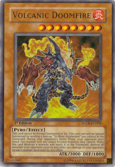 Volcanic Doomfire [FOTB-EN008] Ultra Rare | Card Merchant Takapuna