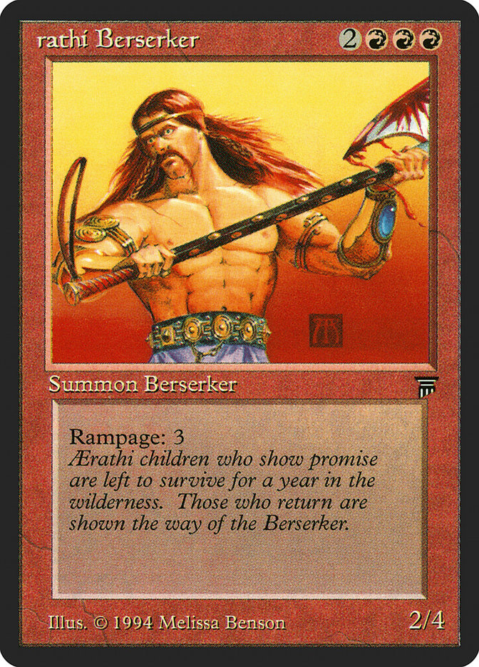 Aerathi Berserker [Legends] | Card Merchant Takapuna