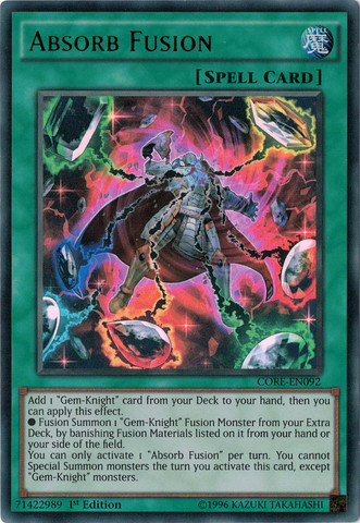 Absorb Fusion [CORE-EN092] Ultra Rare | Card Merchant Takapuna