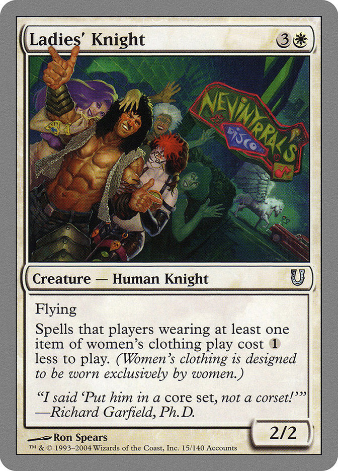 Ladies' Knight [Unhinged] | Card Merchant Takapuna