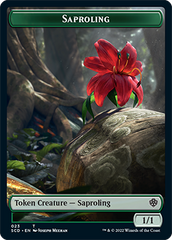 Saproling // Soldier Double-Sided Token [Starter Commander Decks] | Card Merchant Takapuna