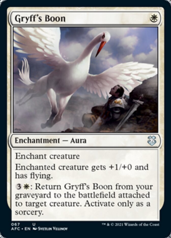 Gryff's Boon [Dungeons & Dragons: Adventures in the Forgotten Realms Commander] | Card Merchant Takapuna