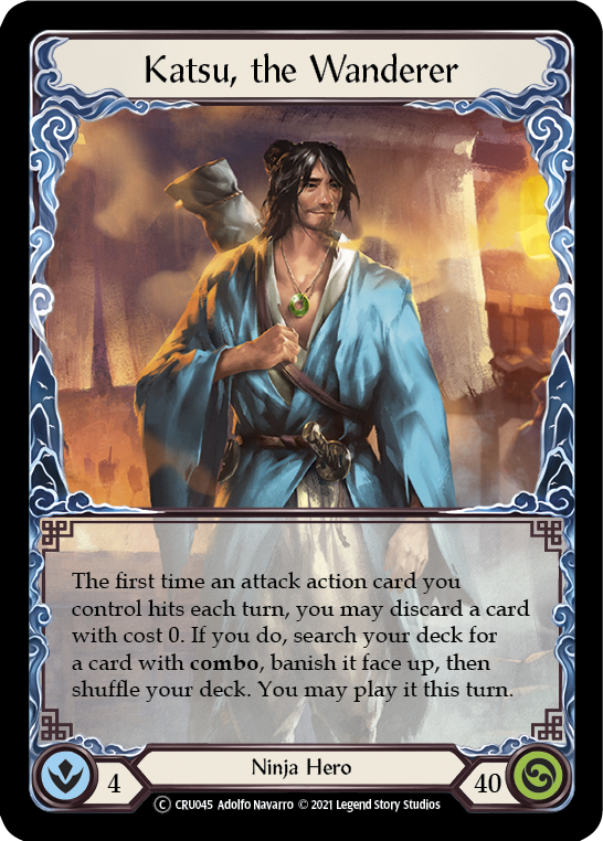 Katsu, the Wanderer [U-CRU045] (Crucible of War Unlimited)  Unlimited Normal | Card Merchant Takapuna