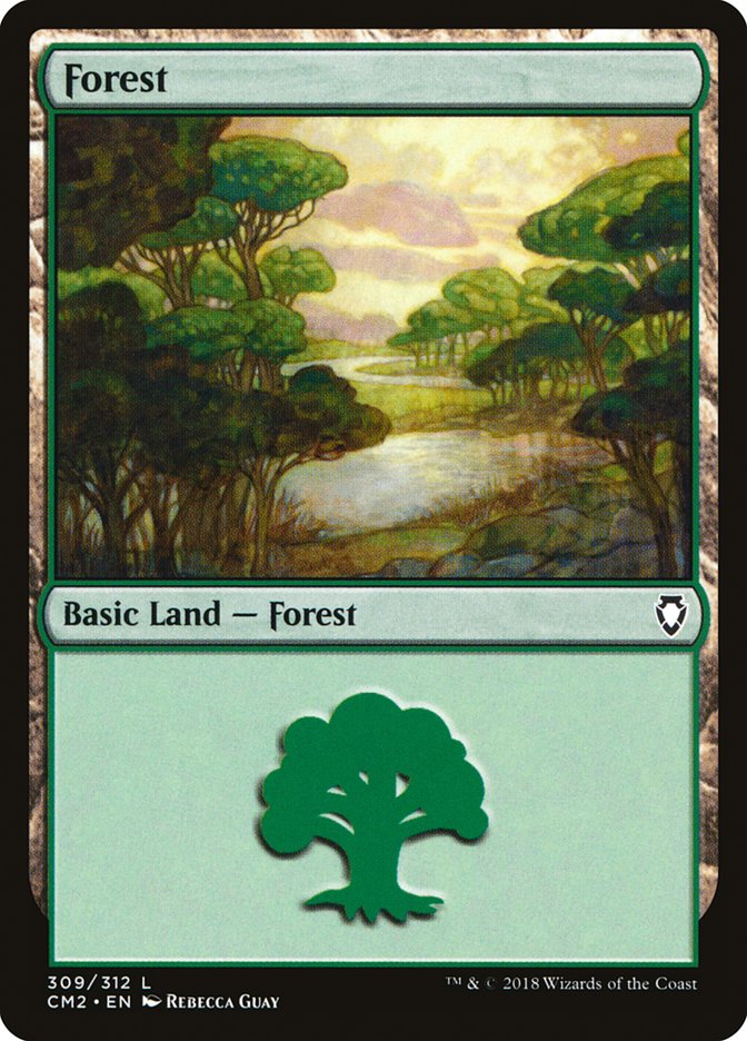 Forest (309) [Commander Anthology Volume II] | Card Merchant Takapuna