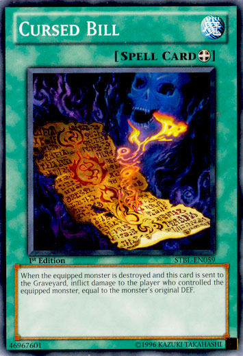 Cursed Bill [STBL-EN059] Common | Card Merchant Takapuna