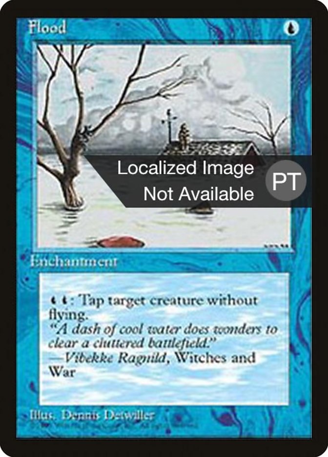 Flood [Fourth Edition (Foreign Black Border)] | Card Merchant Takapuna