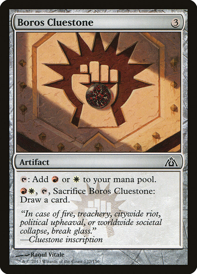 Boros Cluestone [Dragon's Maze] | Card Merchant Takapuna