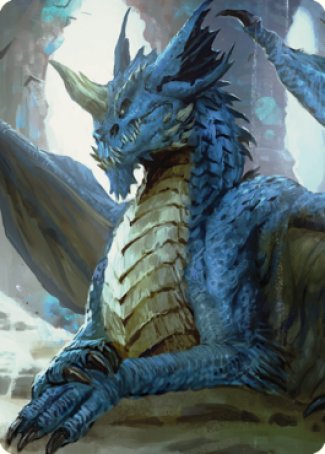 Young Blue Dragon Art Card [Commander Legends: Battle for Baldur's Gate Art Series] | Card Merchant Takapuna