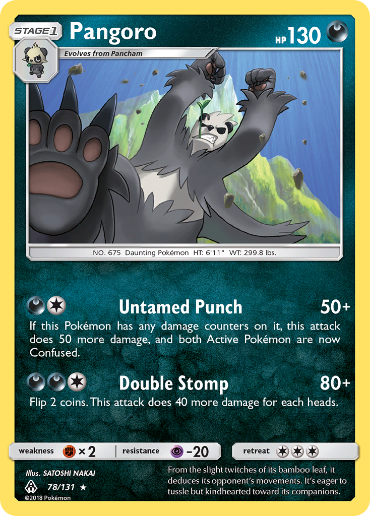 Pangoro (78/131) [Sun & Moon: Forbidden Light] | Card Merchant Takapuna