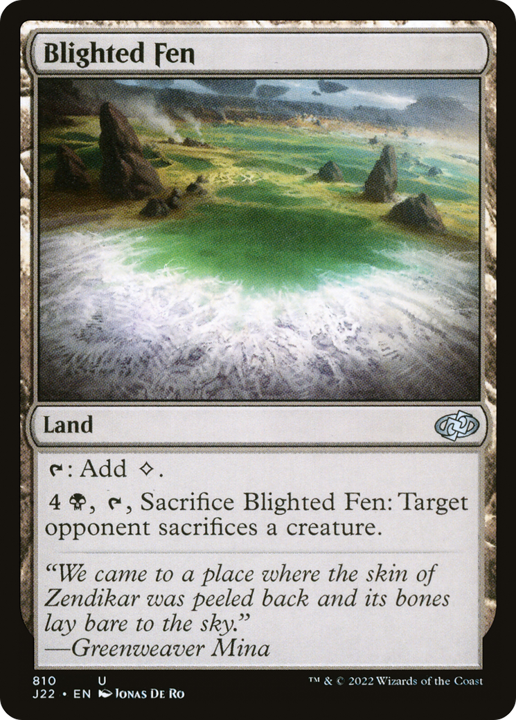 Blighted Fen [Jumpstart 2022] | Card Merchant Takapuna