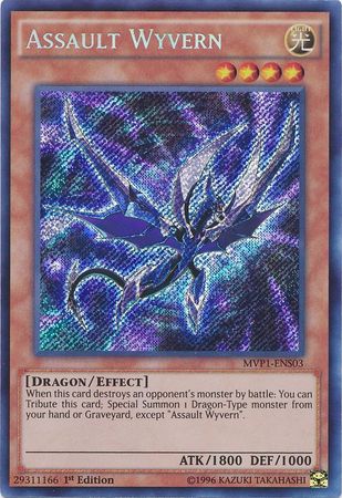 Assault Wyvern [MVP1-ENS03] Secret Rare | Card Merchant Takapuna