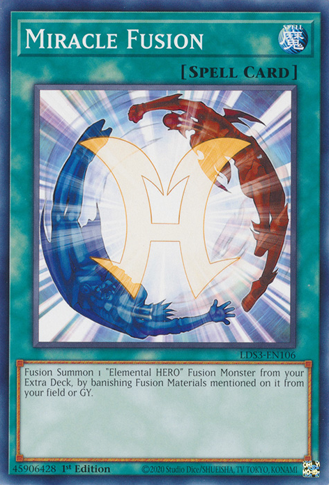 Miracle Fusion [LDS3-EN106] Common | Card Merchant Takapuna