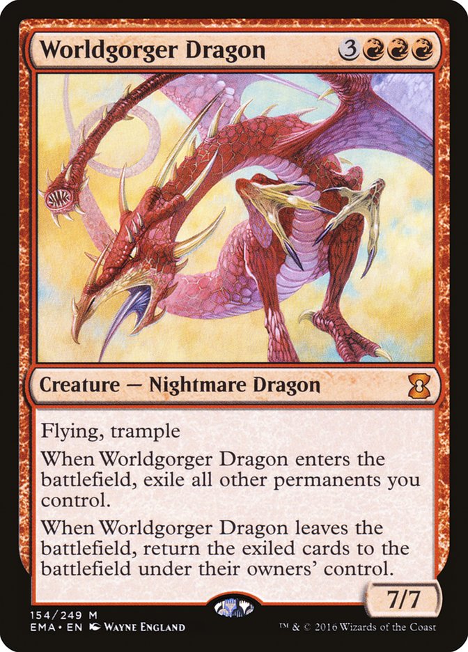 Worldgorger Dragon [Eternal Masters] | Card Merchant Takapuna