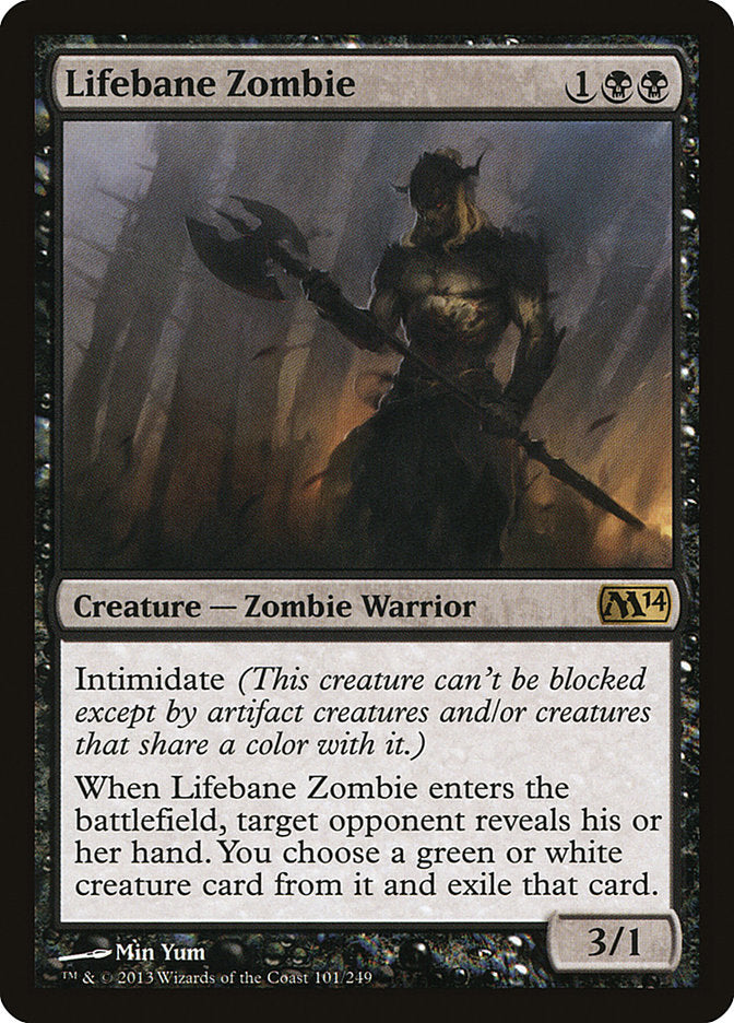 Lifebane Zombie [Magic 2014] | Card Merchant Takapuna