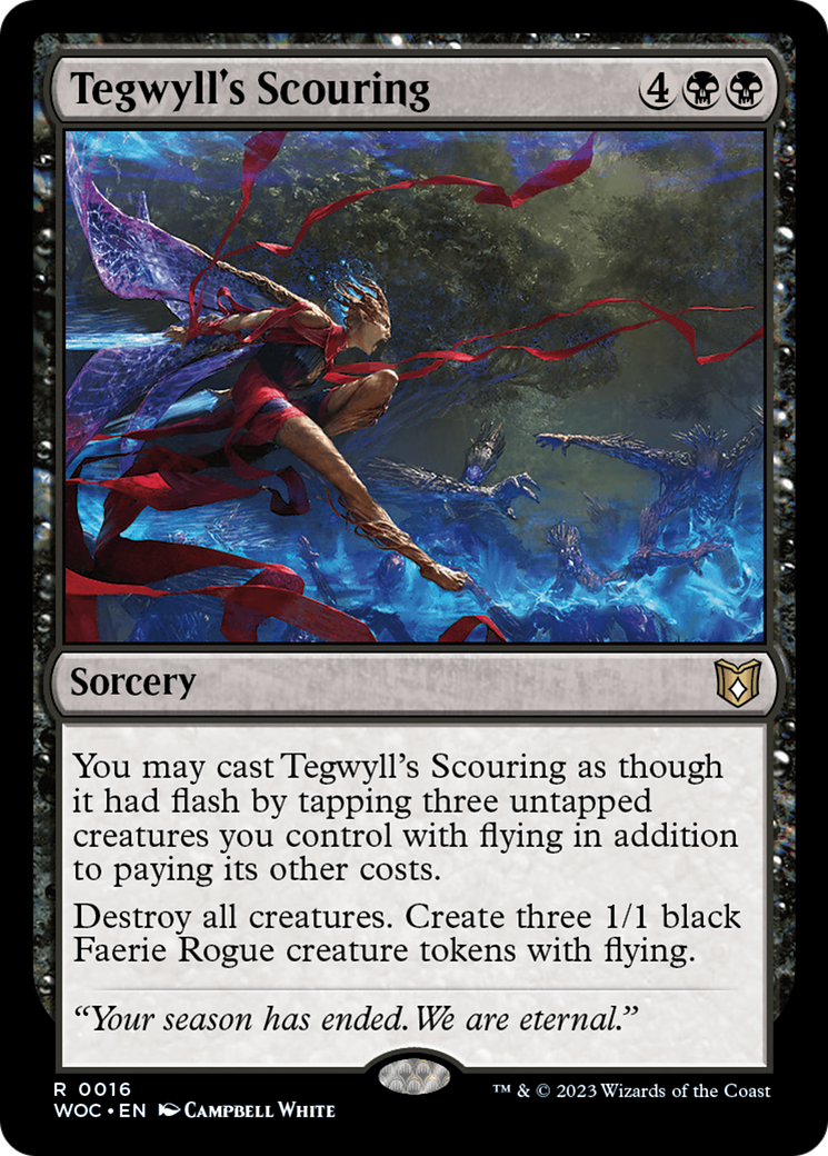 Tegwyll's Scouring [Wilds of Eldraine Commander] | Card Merchant Takapuna