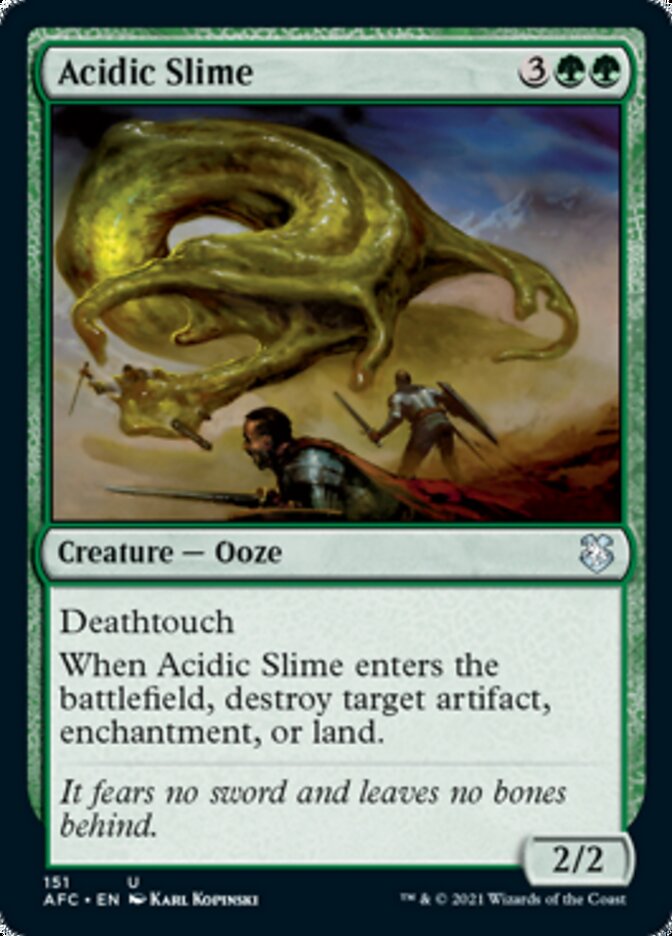 Acidic Slime [Dungeons & Dragons: Adventures in the Forgotten Realms Commander] | Card Merchant Takapuna