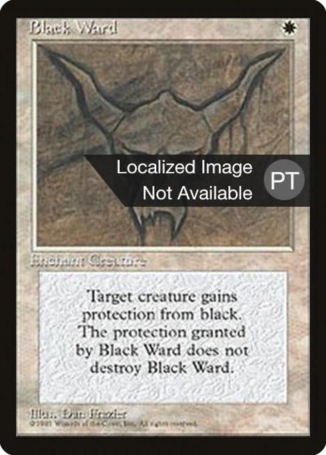 Black Ward [Fourth Edition (Foreign Black Border)] | Card Merchant Takapuna