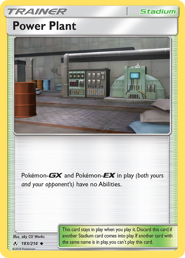 Power Plant (183/214) [Sun & Moon: Unbroken Bonds] | Card Merchant Takapuna