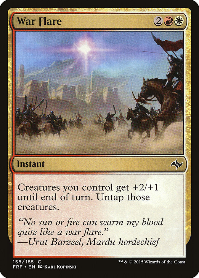 War Flare [Fate Reforged] | Card Merchant Takapuna