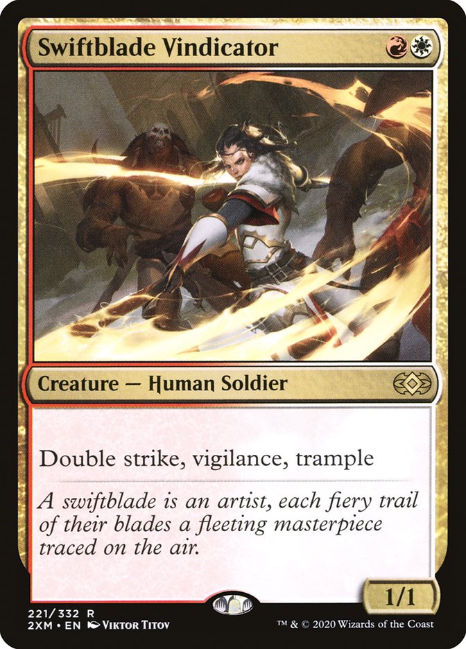 Swiftblade Vindicator [Double Masters] | Card Merchant Takapuna