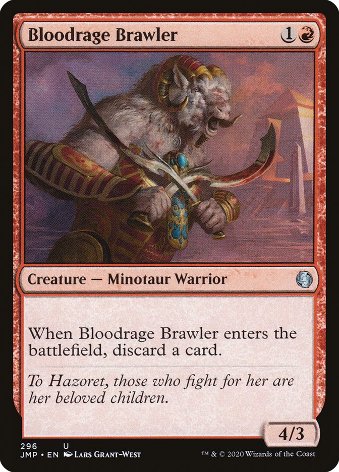 Bloodrage Brawler [Jumpstart] | Card Merchant Takapuna