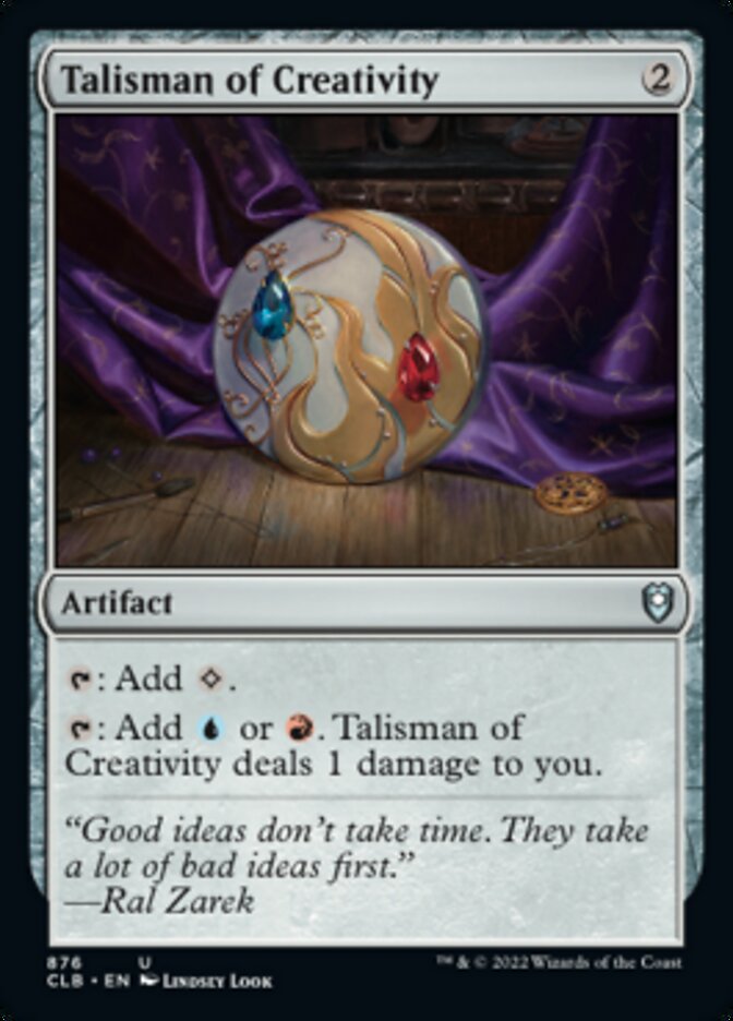 Talisman of Creativity [Commander Legends: Battle for Baldur's Gate] | Card Merchant Takapuna