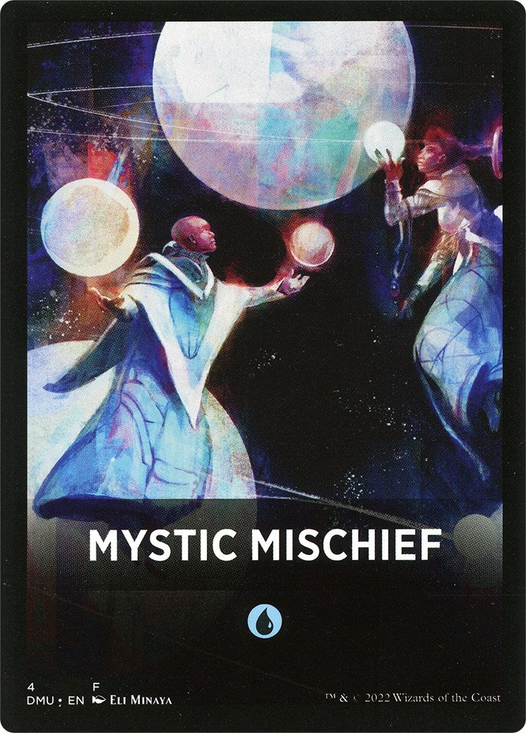 Mystic Mischief Theme Card [Dominaria United Tokens] | Card Merchant Takapuna