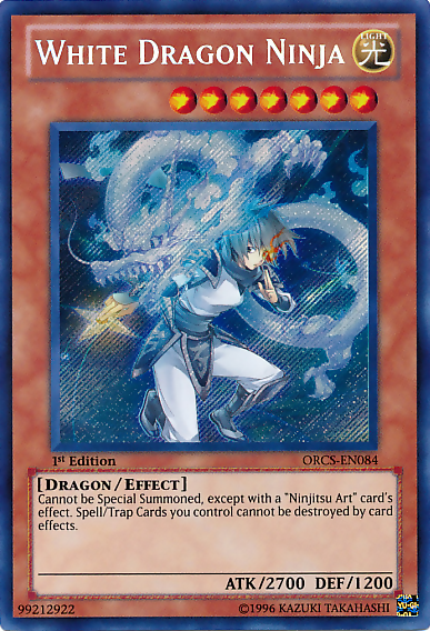 White Dragon Ninja [ORCS-EN084] Secret Rare | Card Merchant Takapuna