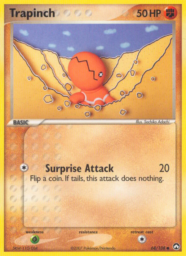 Trapinch (68/108) [EX: Power Keepers] | Card Merchant Takapuna