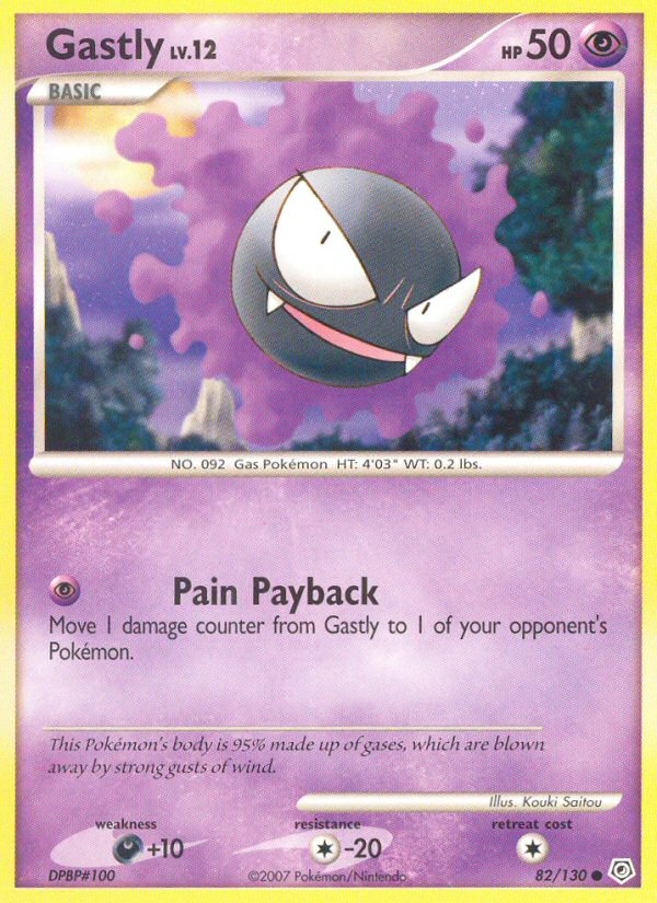 Gastly (82/130) [Diamond & Pearl: Base Set] | Card Merchant Takapuna