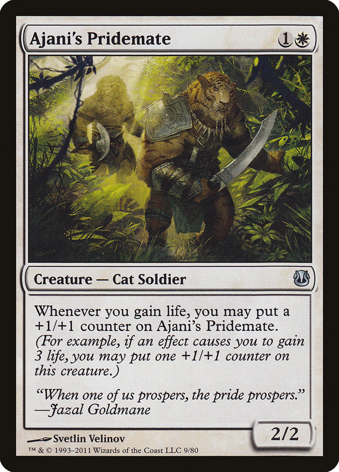 Ajani's Pridemate [Duel Decks: Ajani vs. Nicol Bolas] | Card Merchant Takapuna