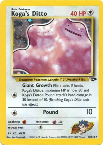 Koga's Ditto (10/132) [Gym Challenge Unlimited] | Card Merchant Takapuna